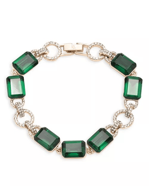 Emerald gemstone necklace