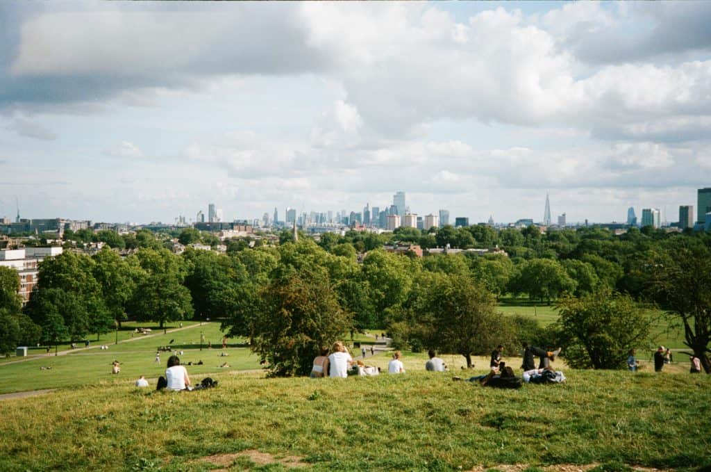 A view from Primrose Hill London